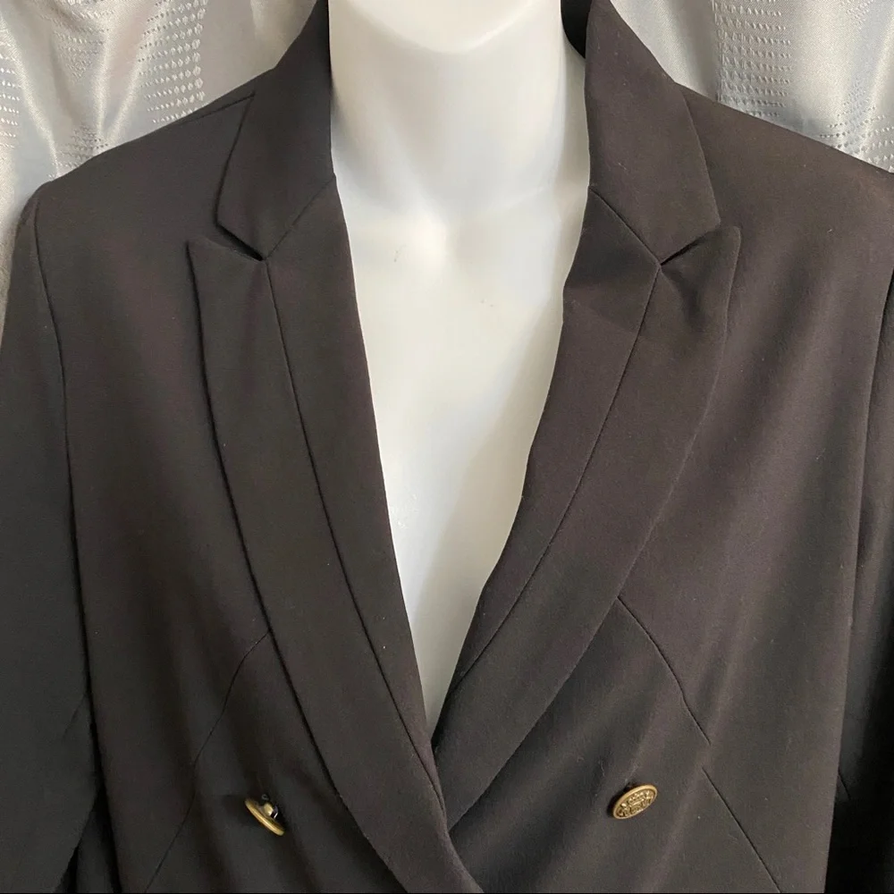Forever 21 Black Blazer Women’s M - Picture 3 of 10